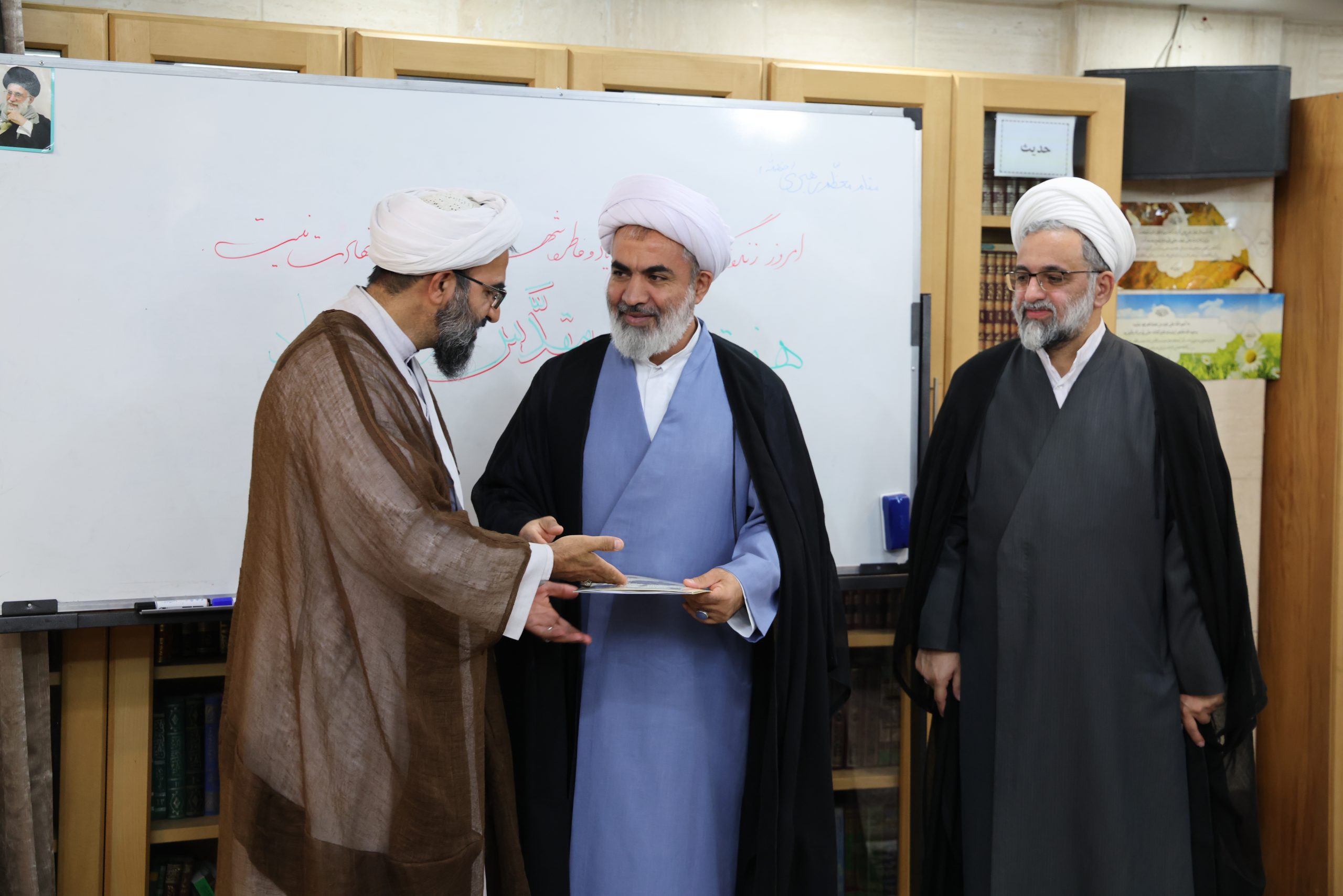 مراسم معارفه مسئول محترم حوزه علمیه امام علی ابن ابیطالب (ع) حجت الاسلام و المسلمین قانع
